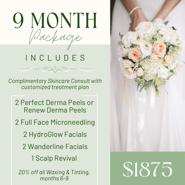 9 Month Bridal Package at Wanderline Esthetics in Roanoke, VA
