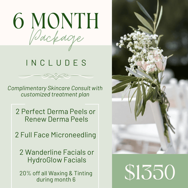6 Month Bridal Package at Wanderline Esthetics in Roanoke, VA