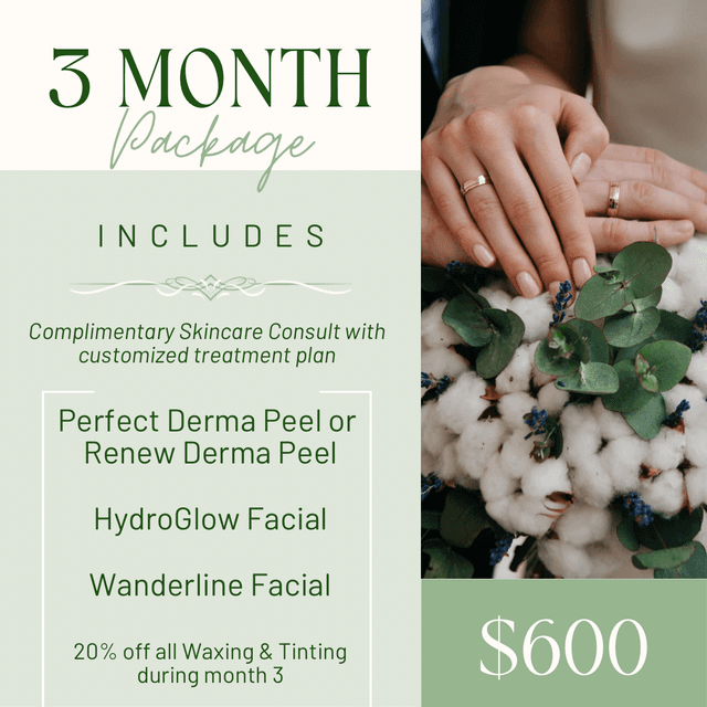3 Month Bridal Package at Wanderline Esthetics in Roanoke, VA